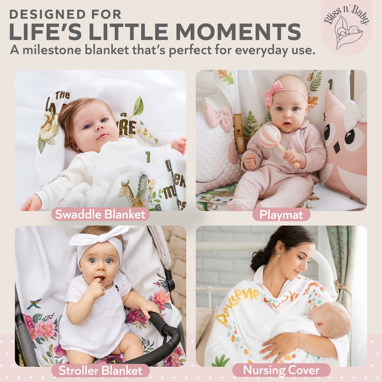 Floral Milestone Blanket