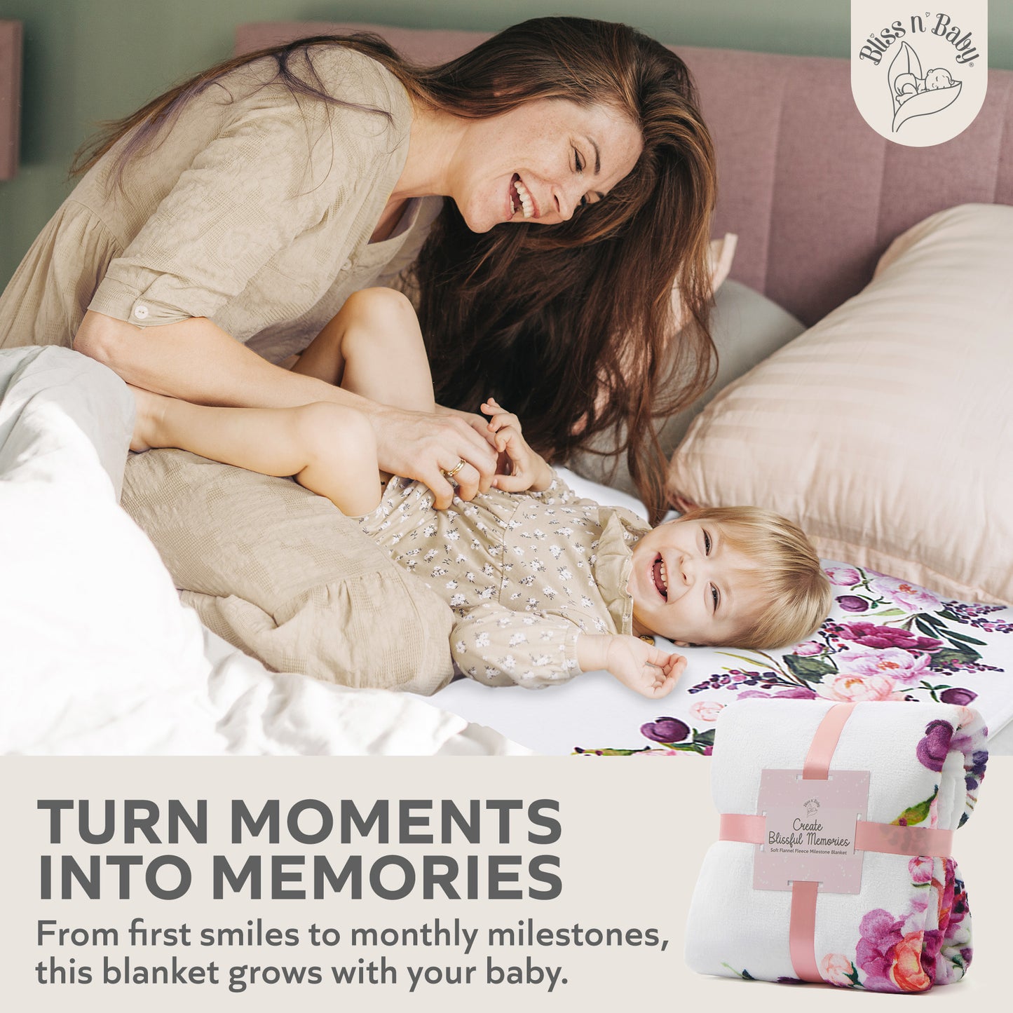 Floral Milestone Blanket
