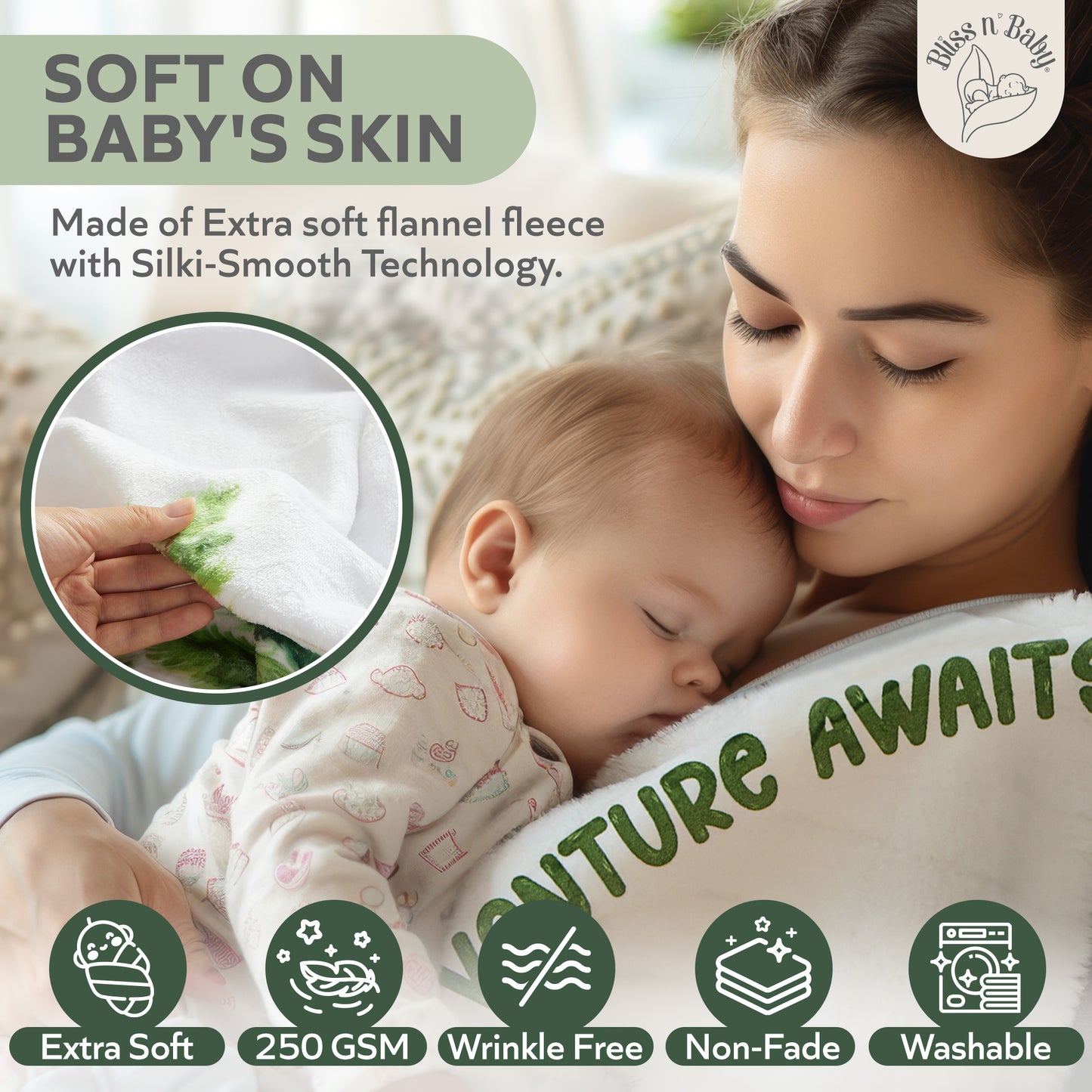 Woodland Milestone Blanket