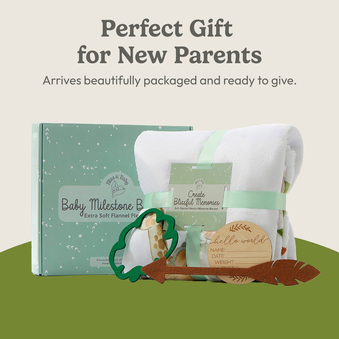 Safari Milestone Blanket