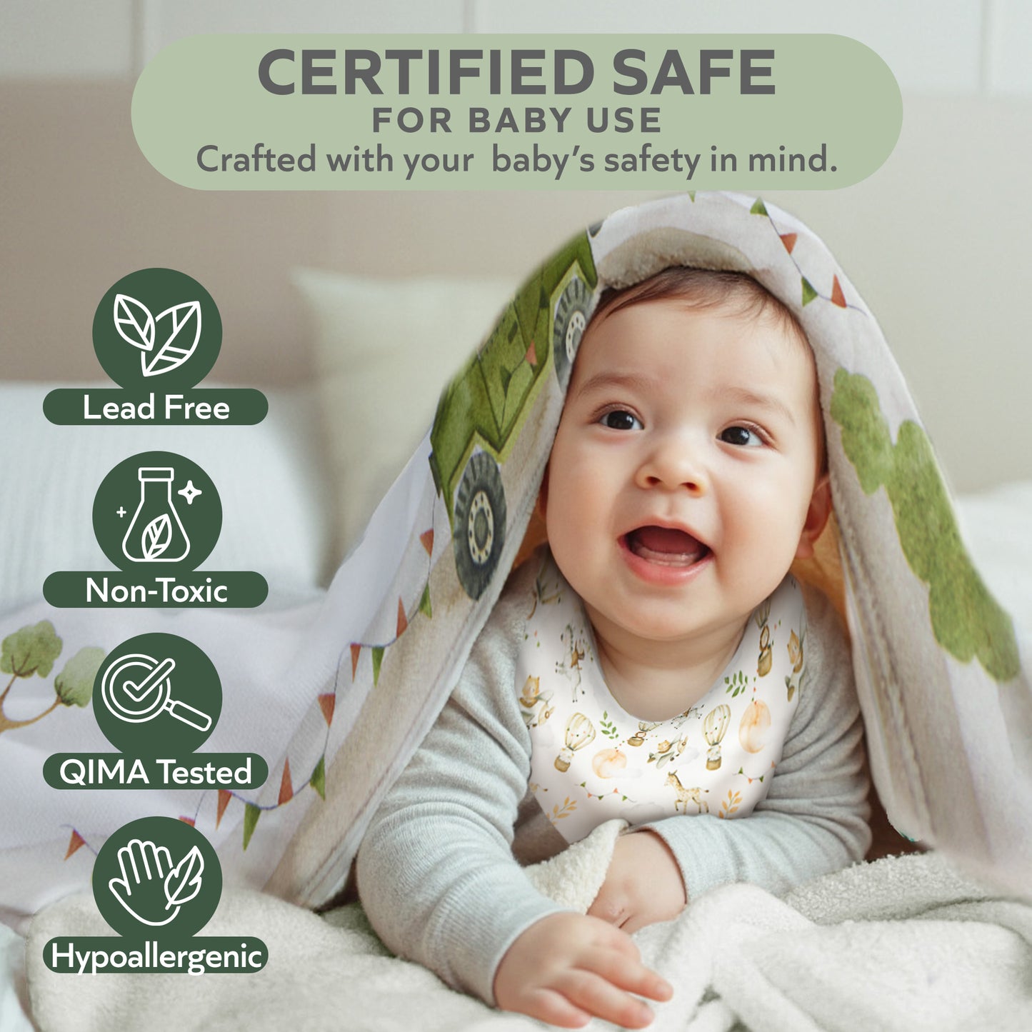 Safari Milestone Blanket