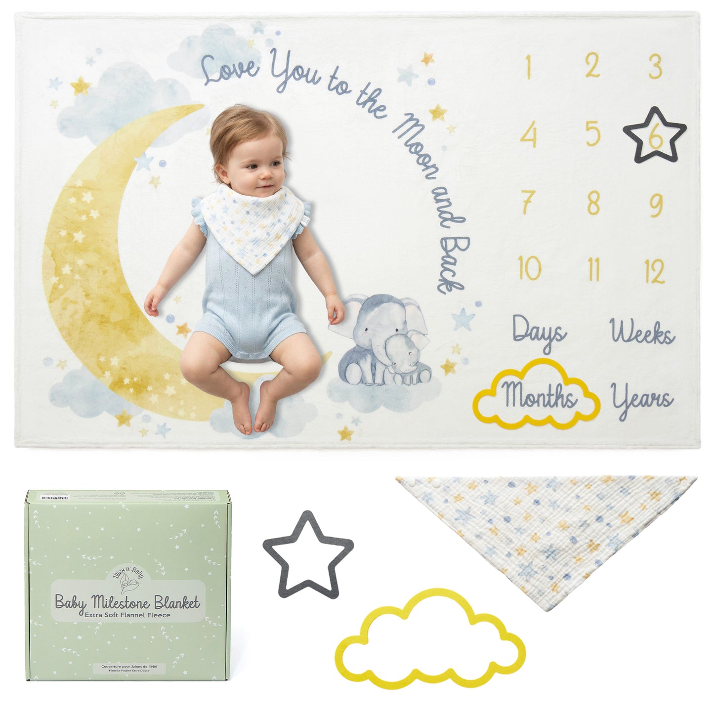 Star Milestone Blanket